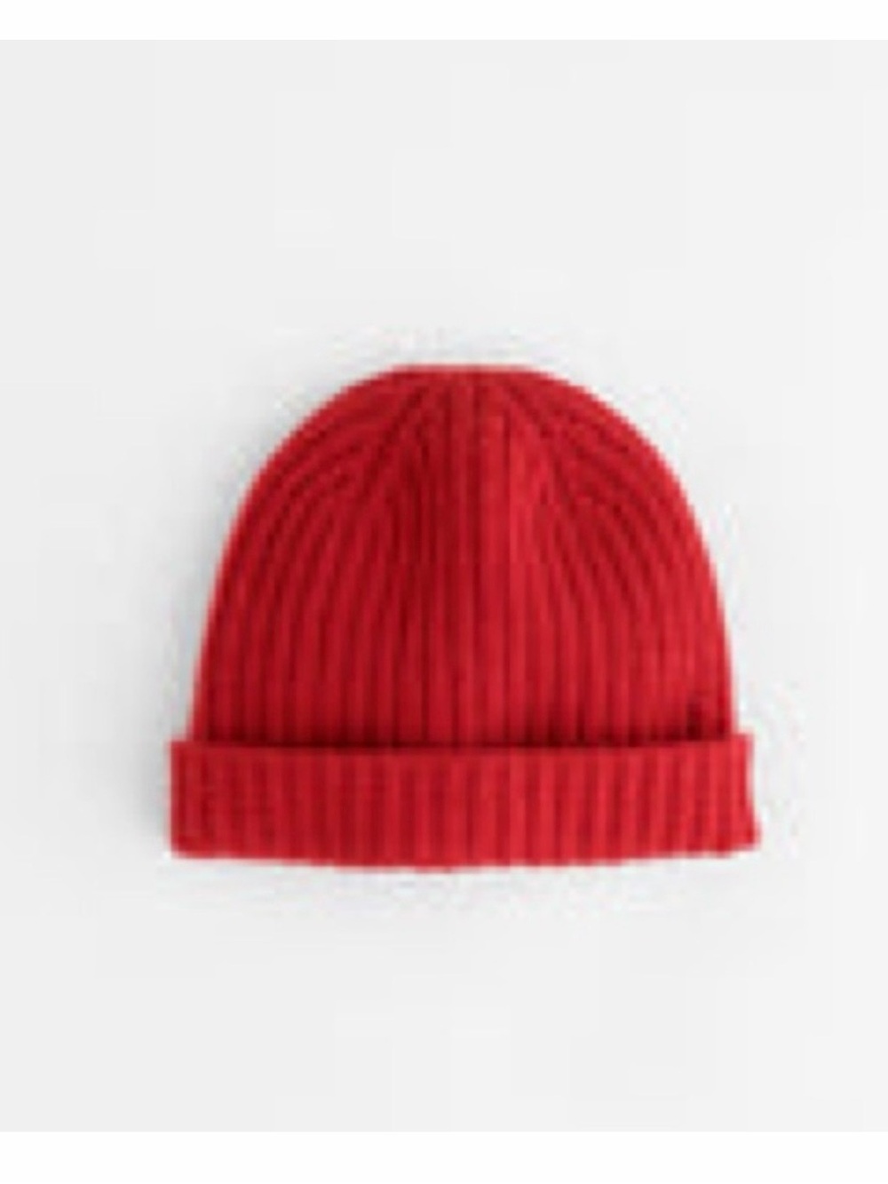 Alex Mill Red Cashmere Beanie